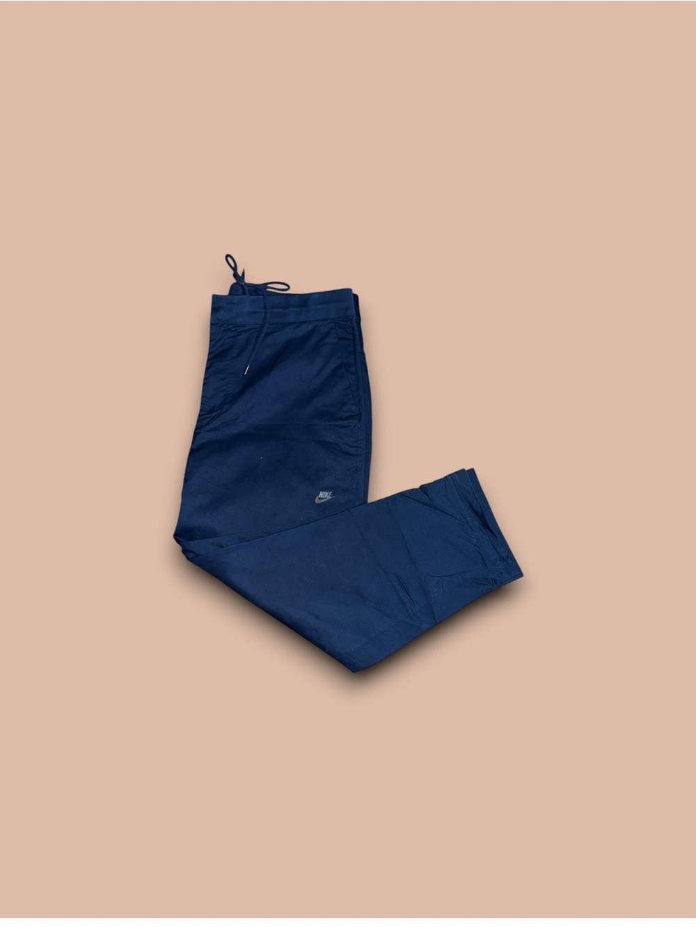 Nike Sportswear Style Essentials Cropped Pants Navy DD7032-410 Size 34